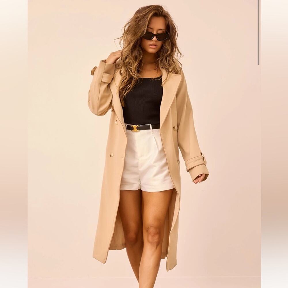 NWT Nude Trench Coat